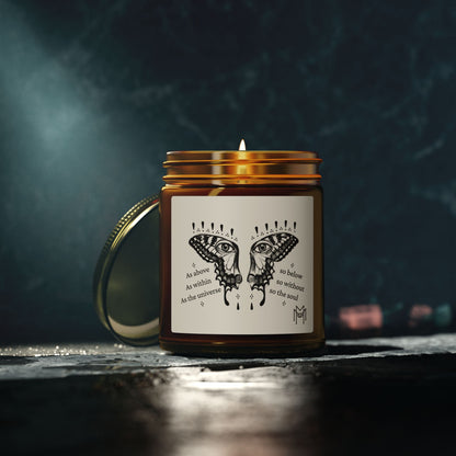 So the Soul Butterfly Candle — Eco Coconut Apricot Wax (9oz)
