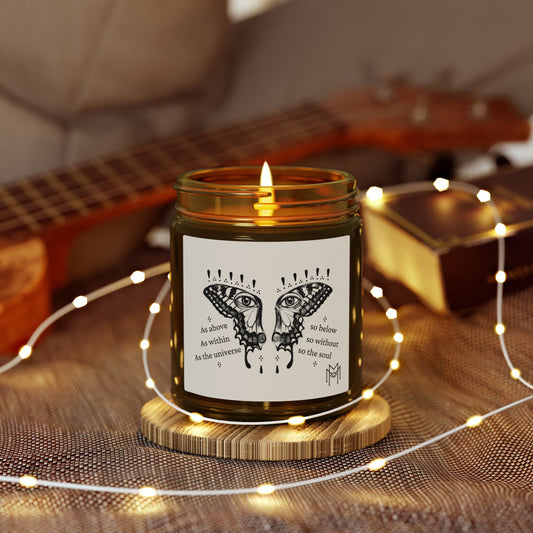 So the Soul Butterfly Candle — Eco Coconut Apricot Wax (9oz)